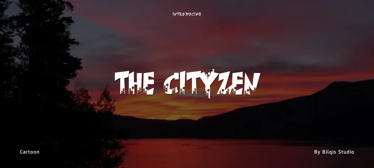 The Cityzen font preview