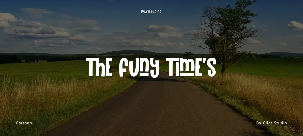 The Funy Time's font preview