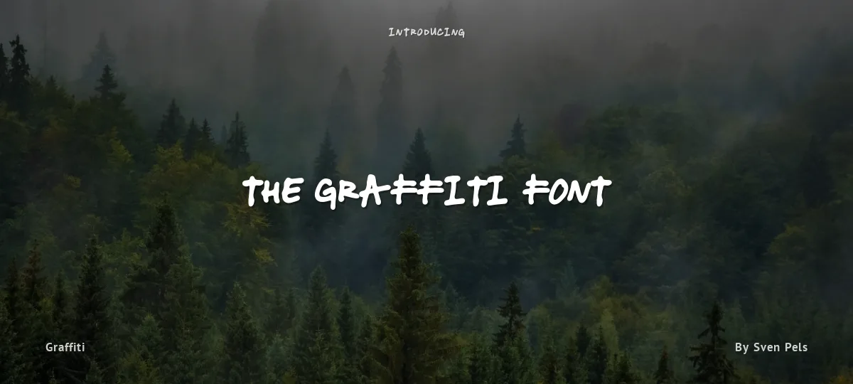 The Graffiti Font font preview