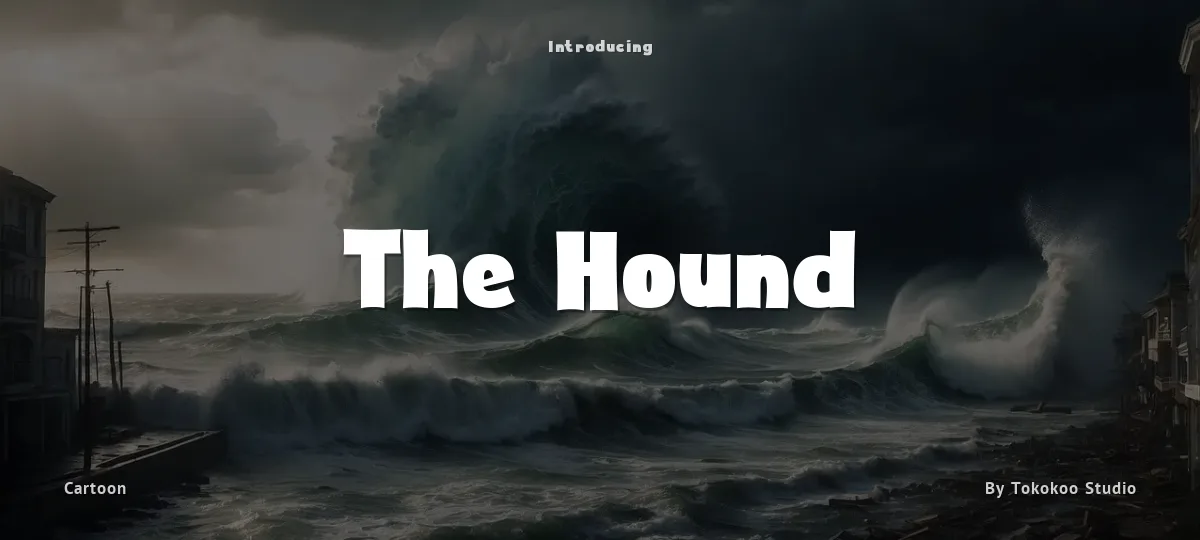The Hound font preview