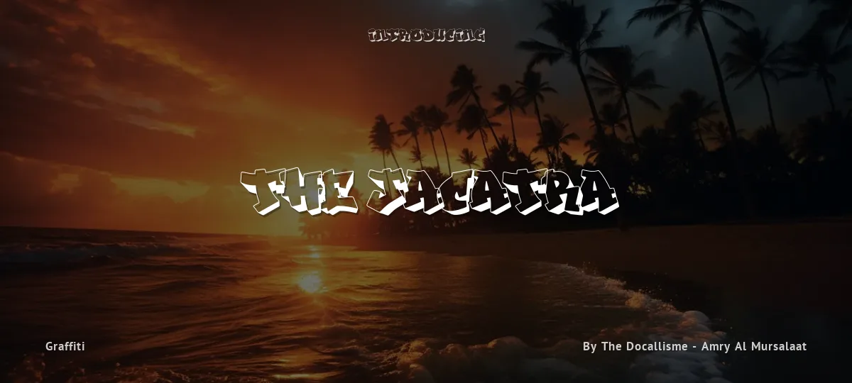 The Jacatra font preview