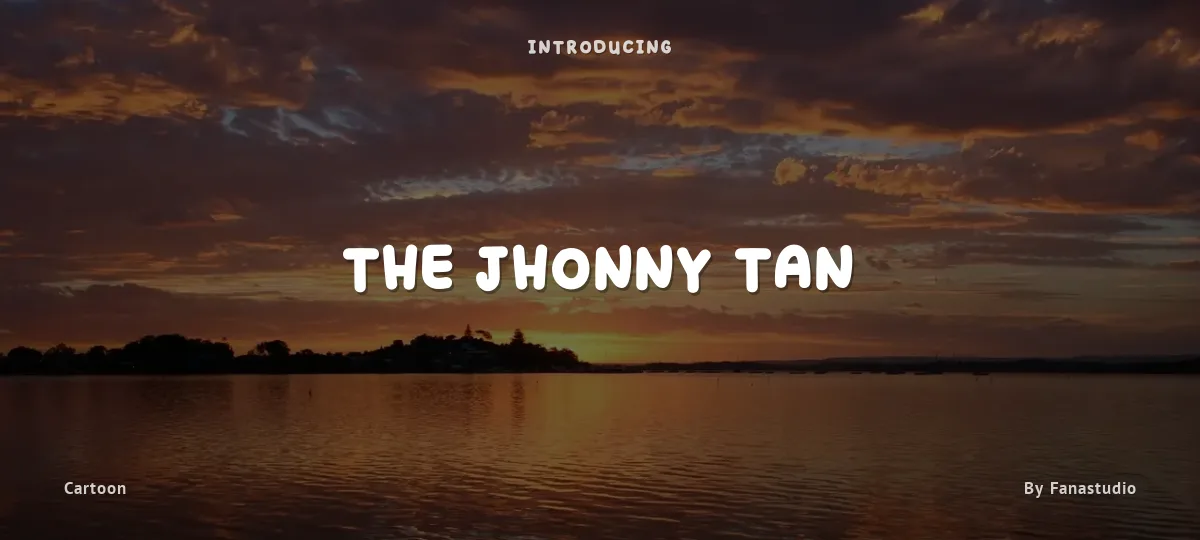 The Jhonny Tan font preview