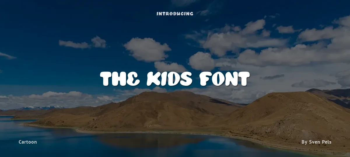 The Kids Font font preview