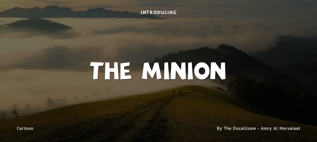 The Minion font preview