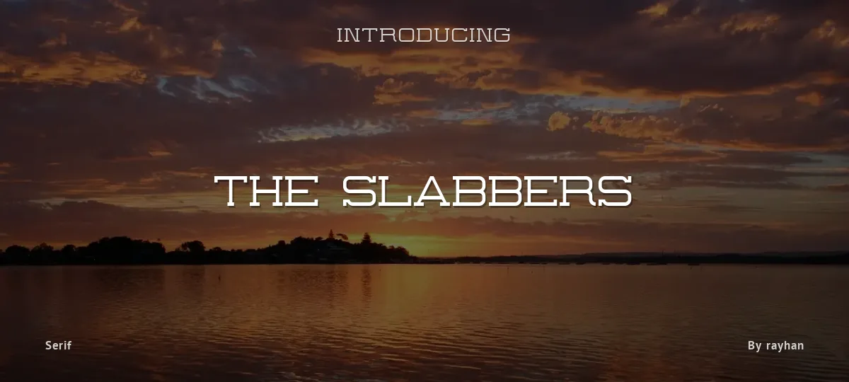The Slabbers font preview