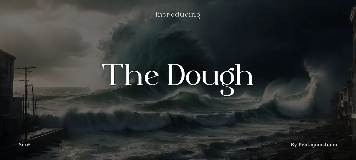 The Dough font preview