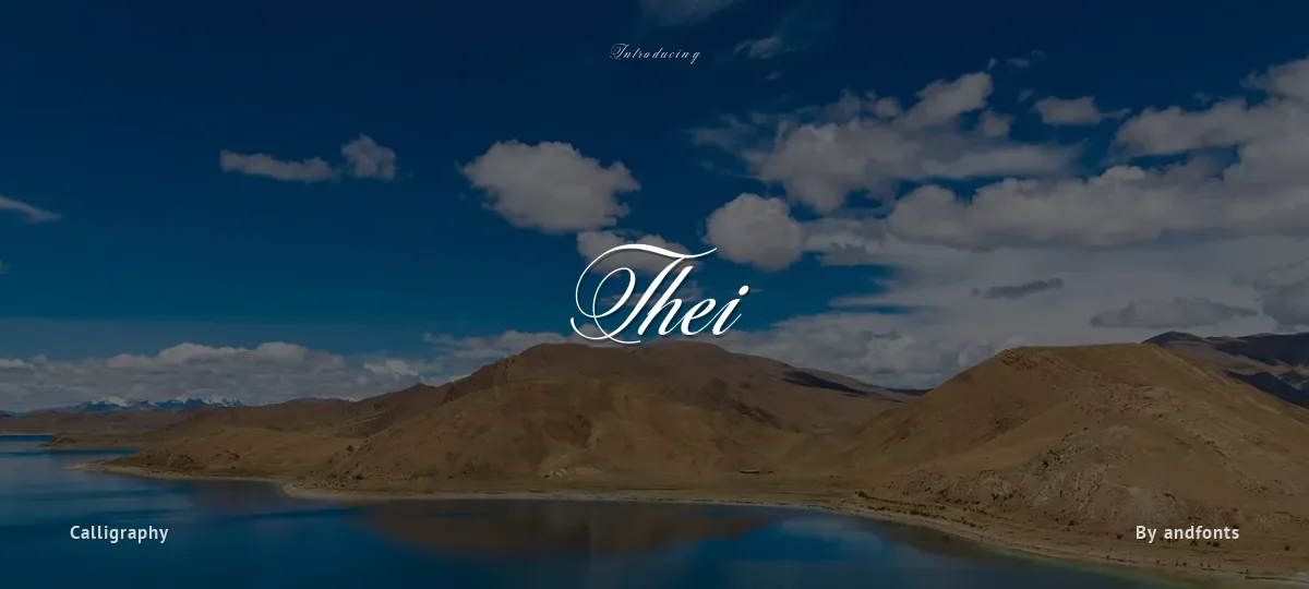 Thei font preview