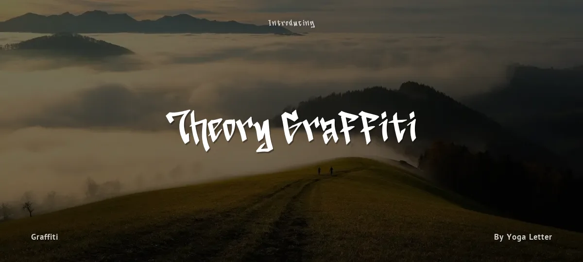 Theory Graffiti font preview