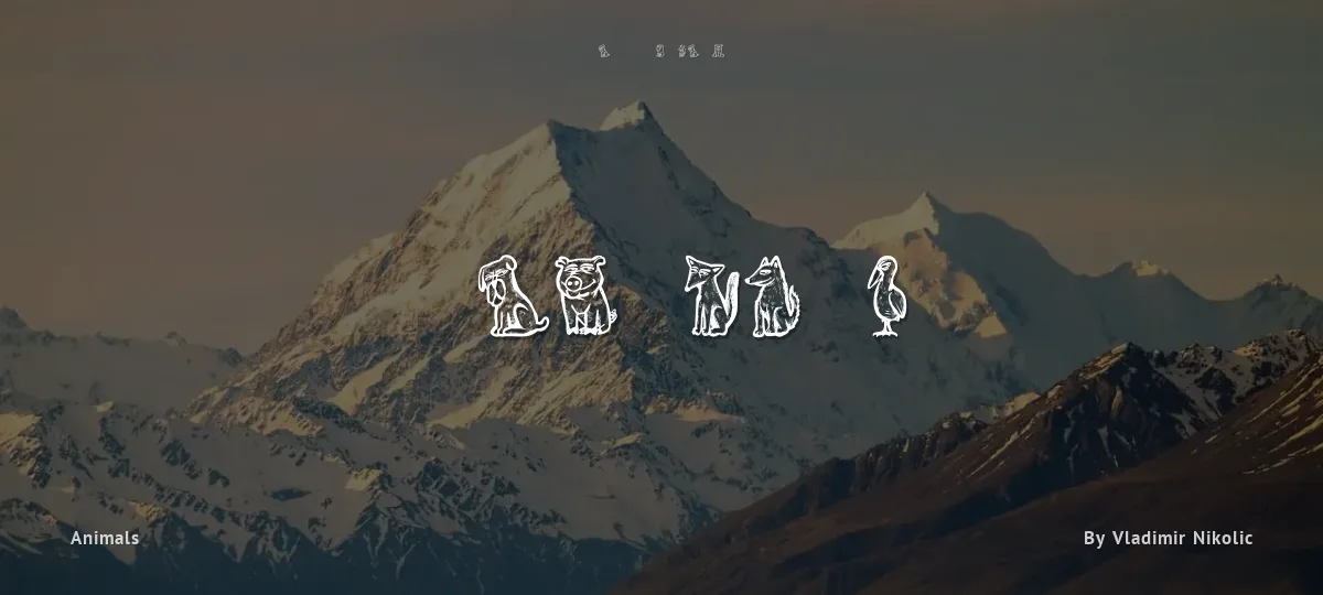 Tierfarm font preview