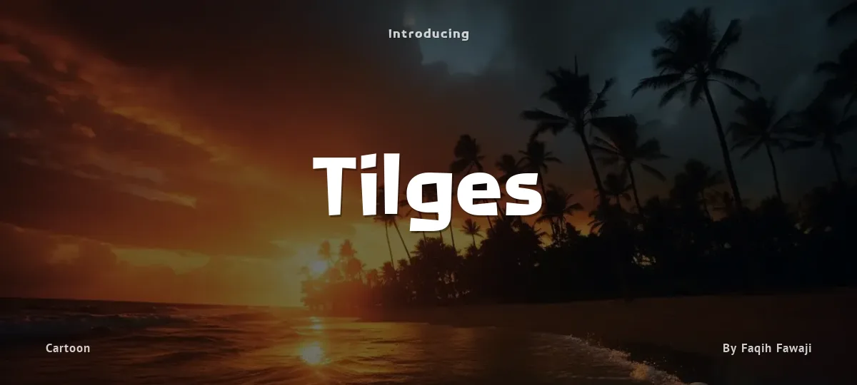 Tilges font preview