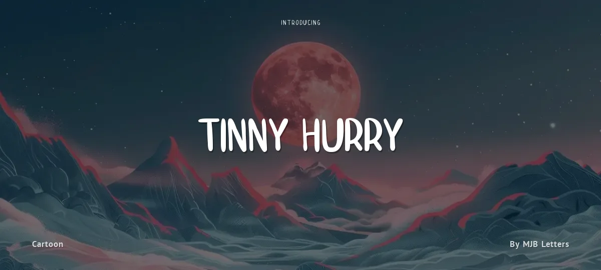 Tinny Hurry font preview