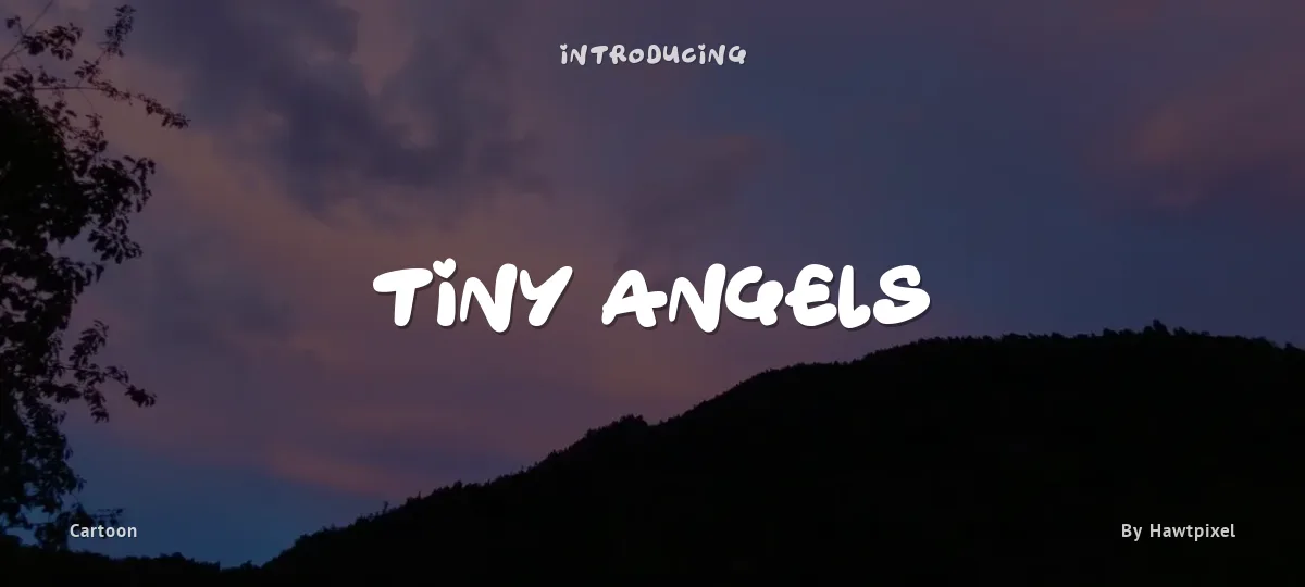 Tiny Angels font preview