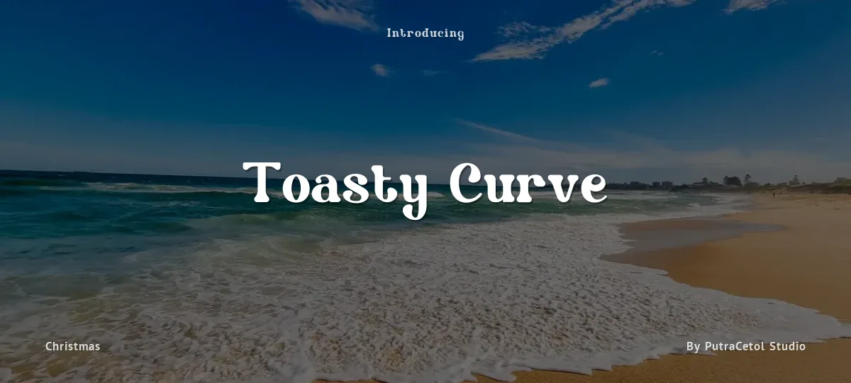 Toasty Curve font preview