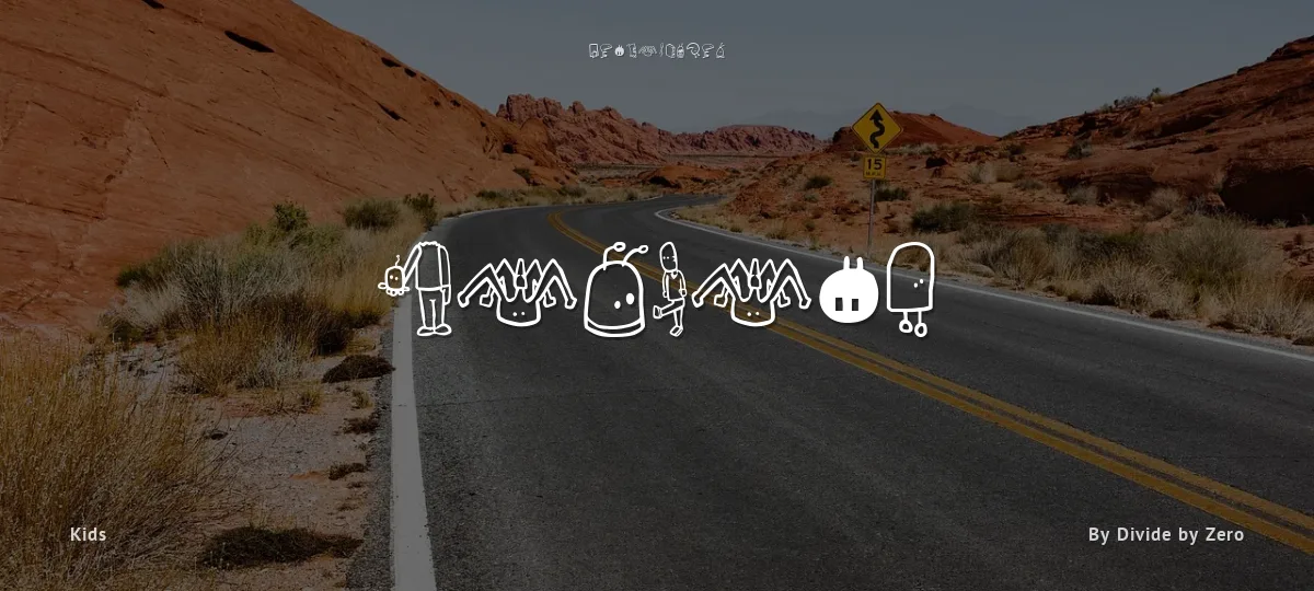Tombots font preview