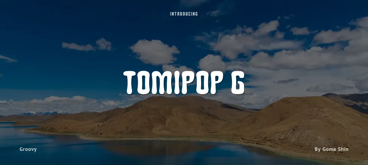 Tomipop G font preview