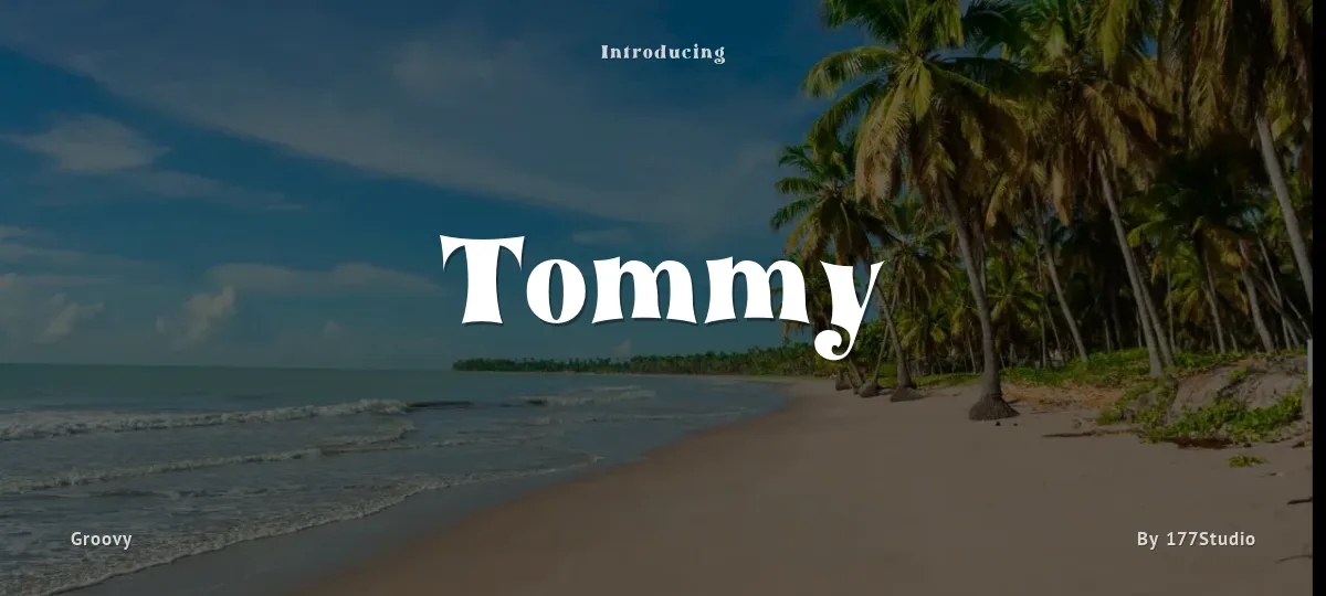 Tommy font preview