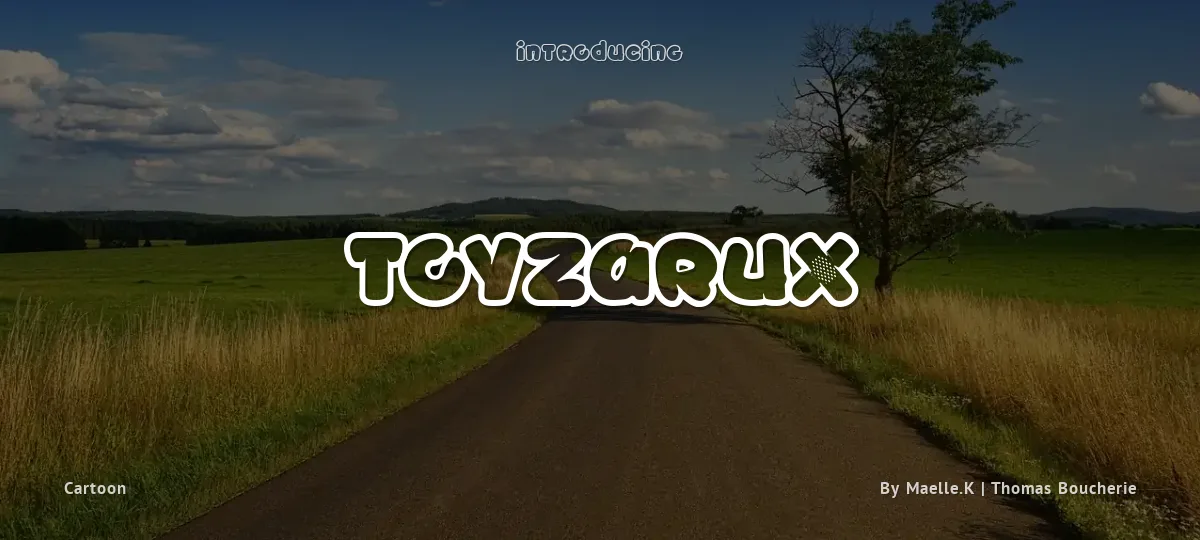 Toyzarux font preview