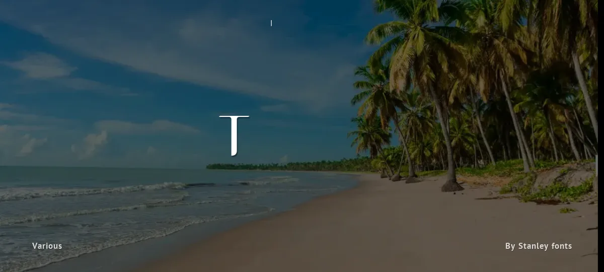 Traho font preview