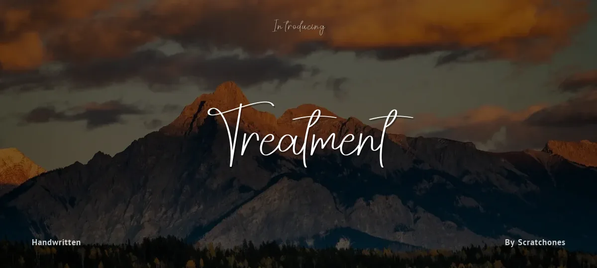 Treatment font preview