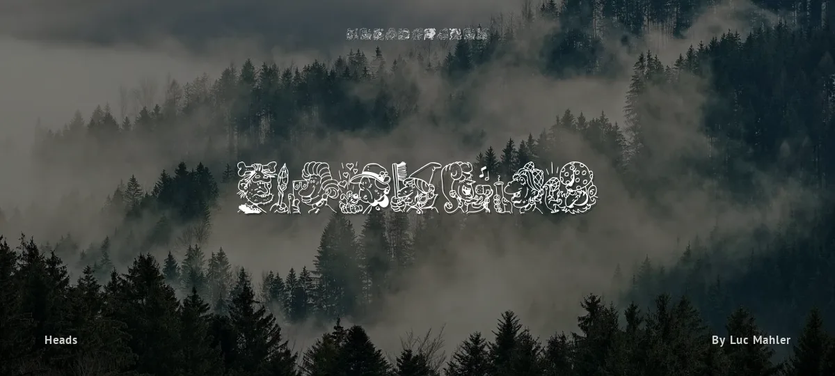 Trognes font preview