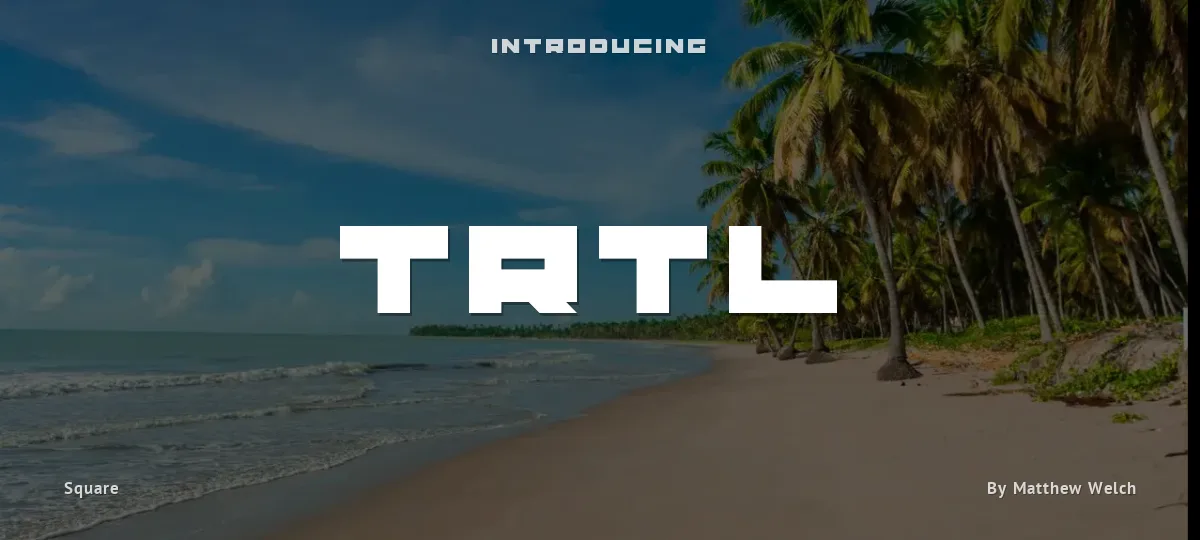 TRTL font preview