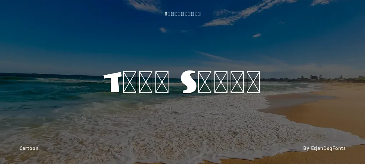 True Story font preview