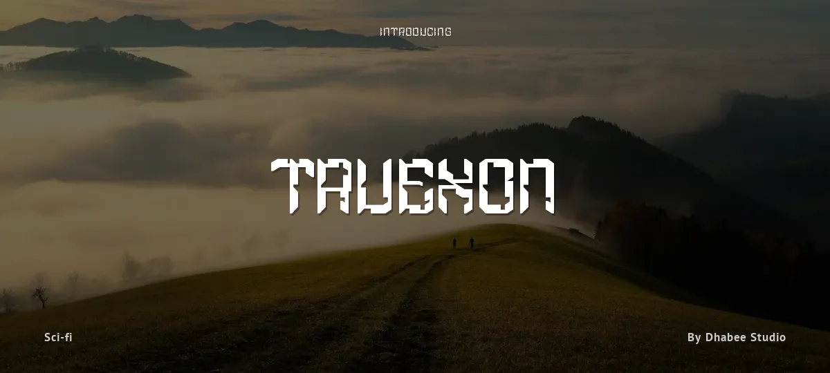 Truexon font preview