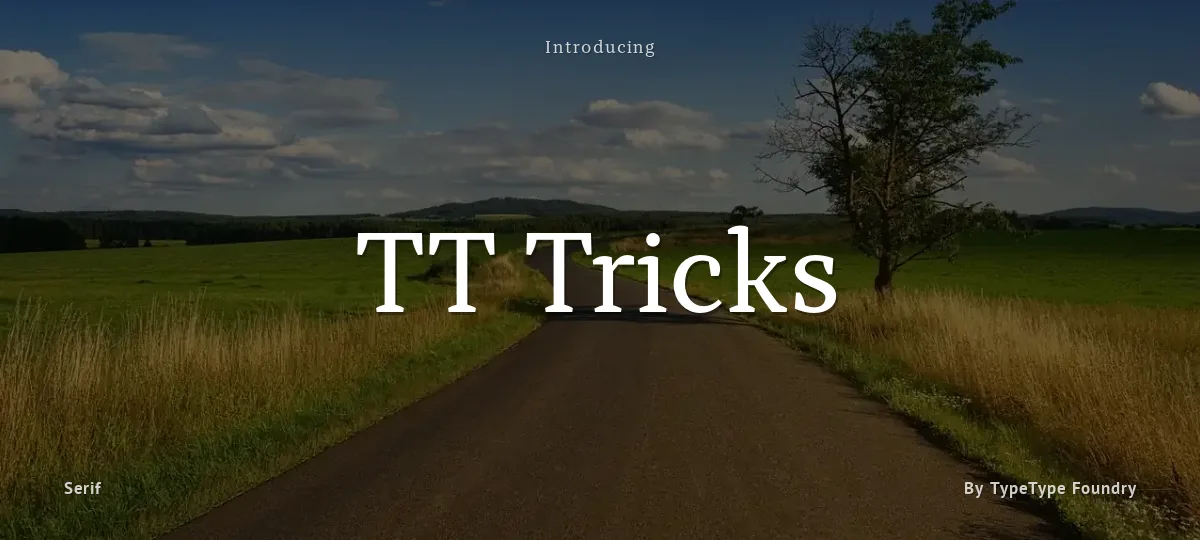 TT Tricks font preview