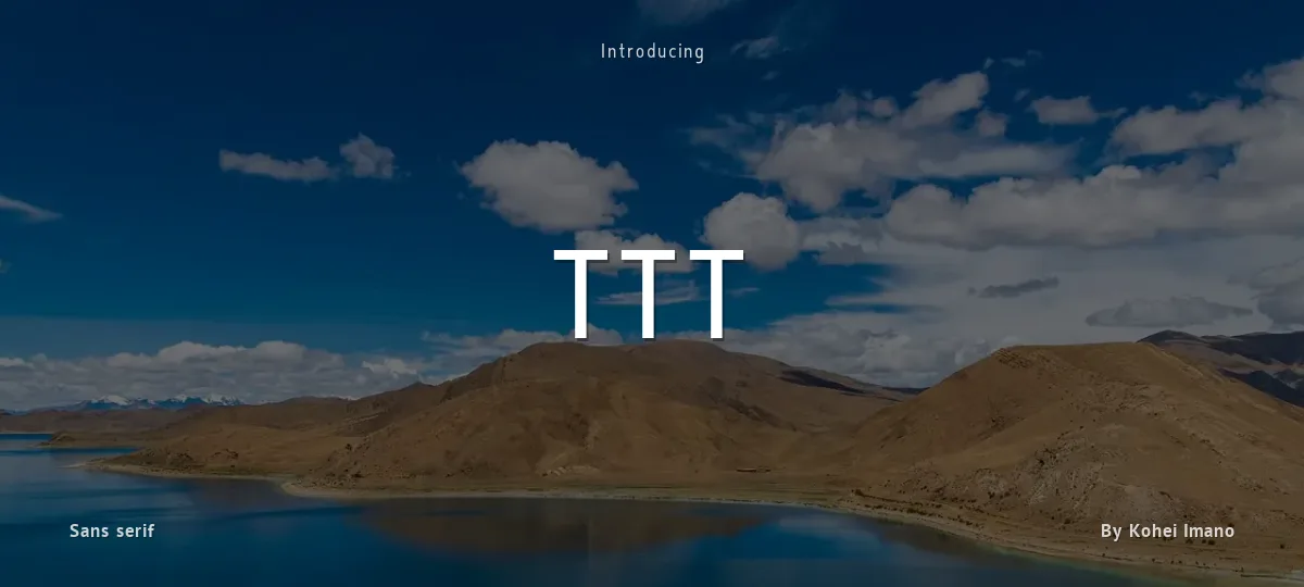 TTT font preview