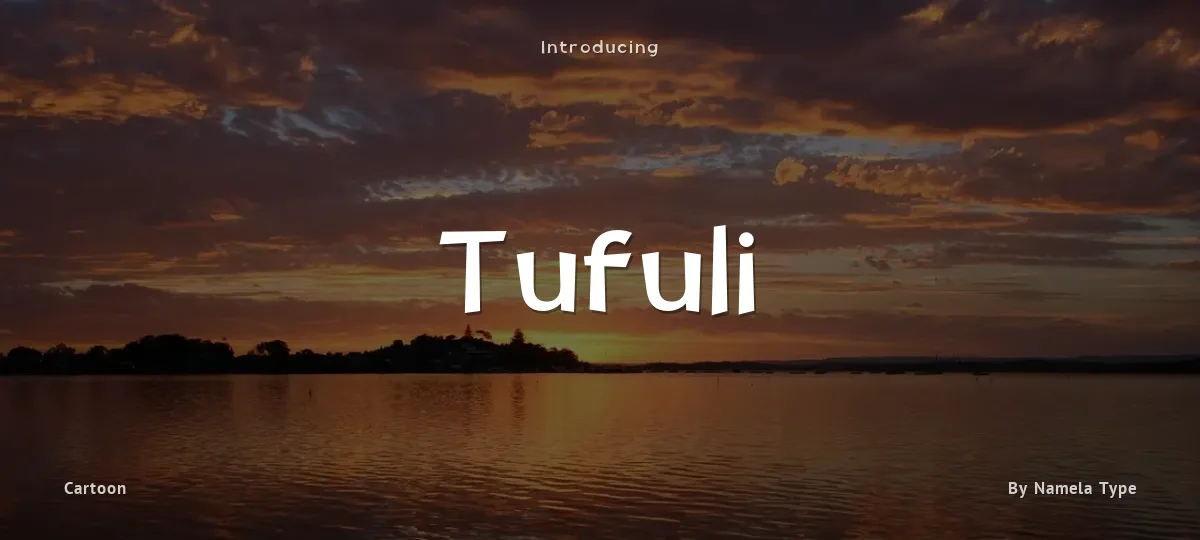 Tufuli font preview