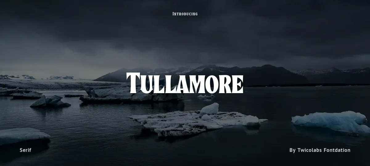 Tullamore font preview