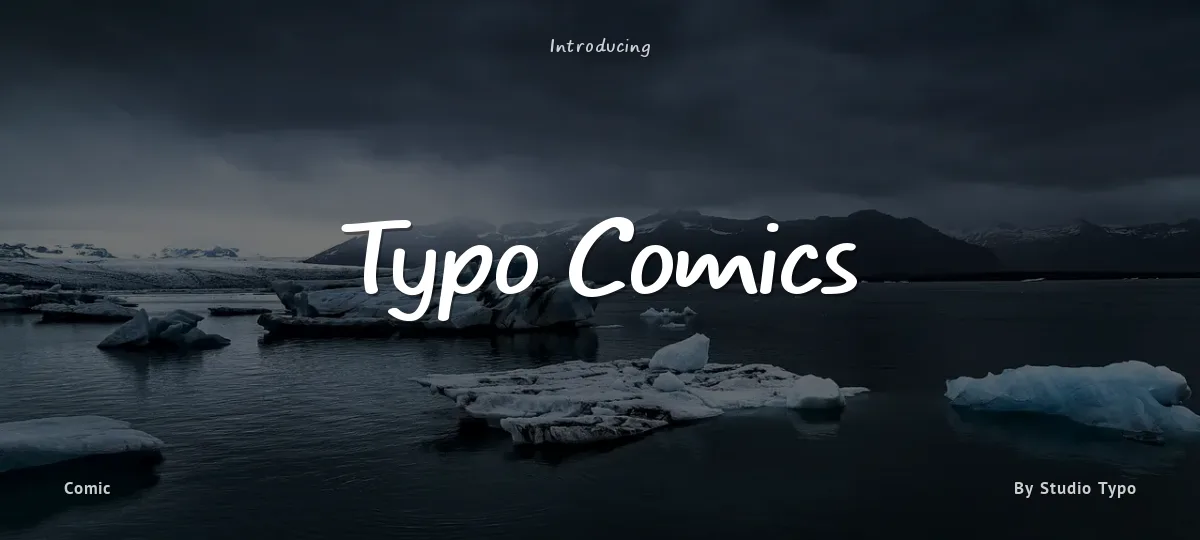 Typo Comics font preview