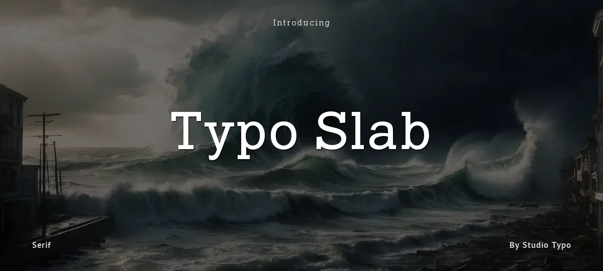 Typo Slab font preview
