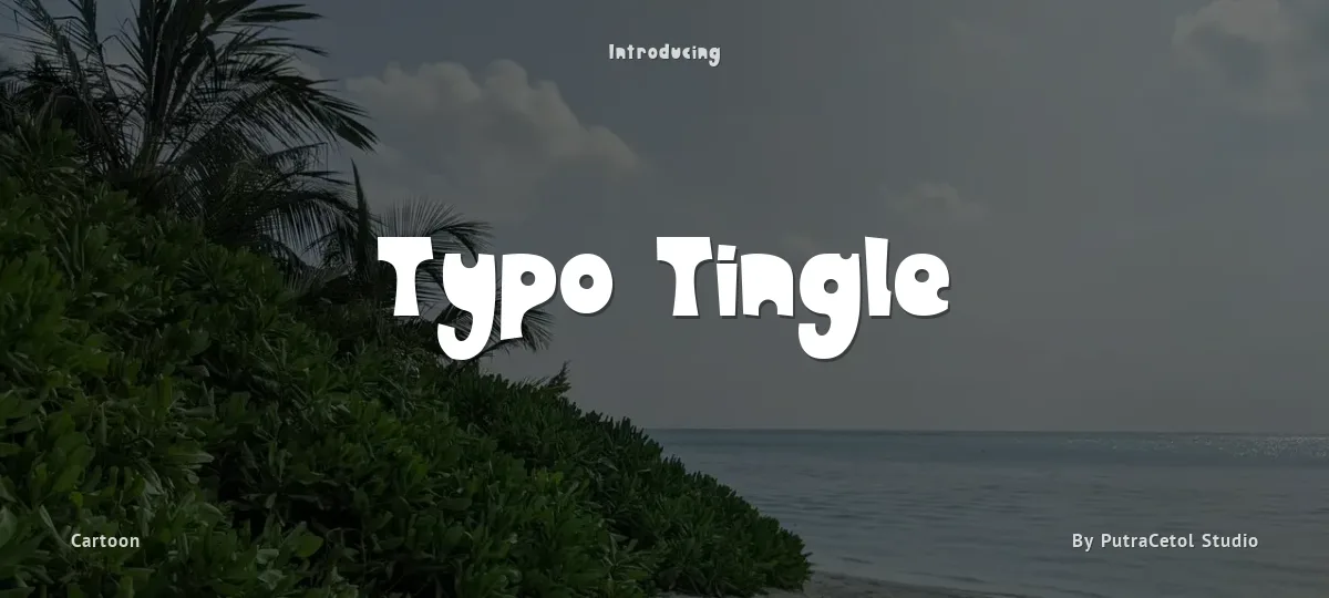 Typo Tingle font preview