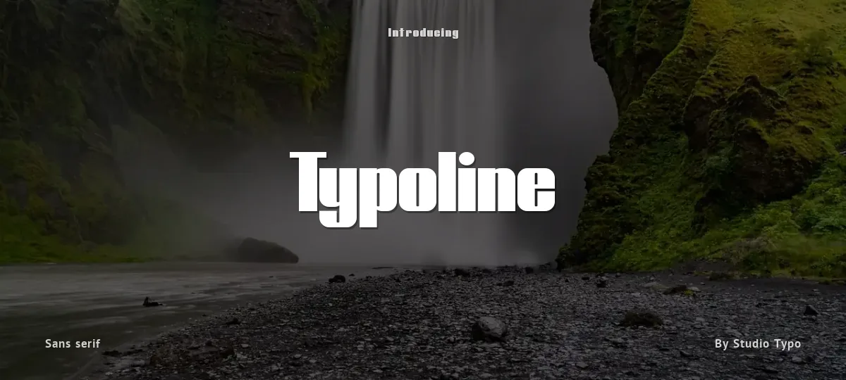 Typoline font preview
