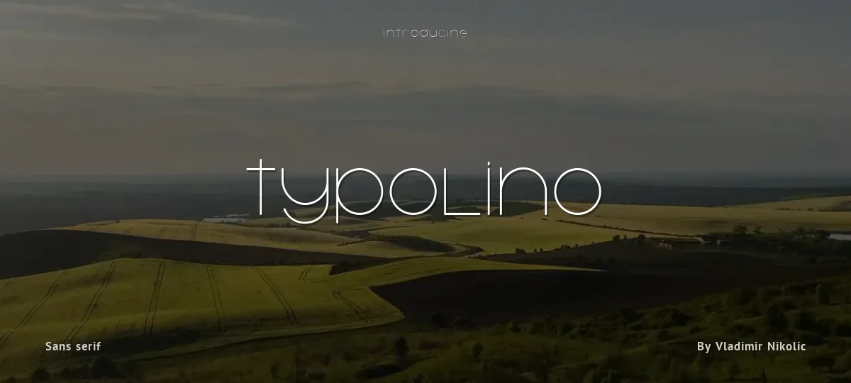 Typolino font preview