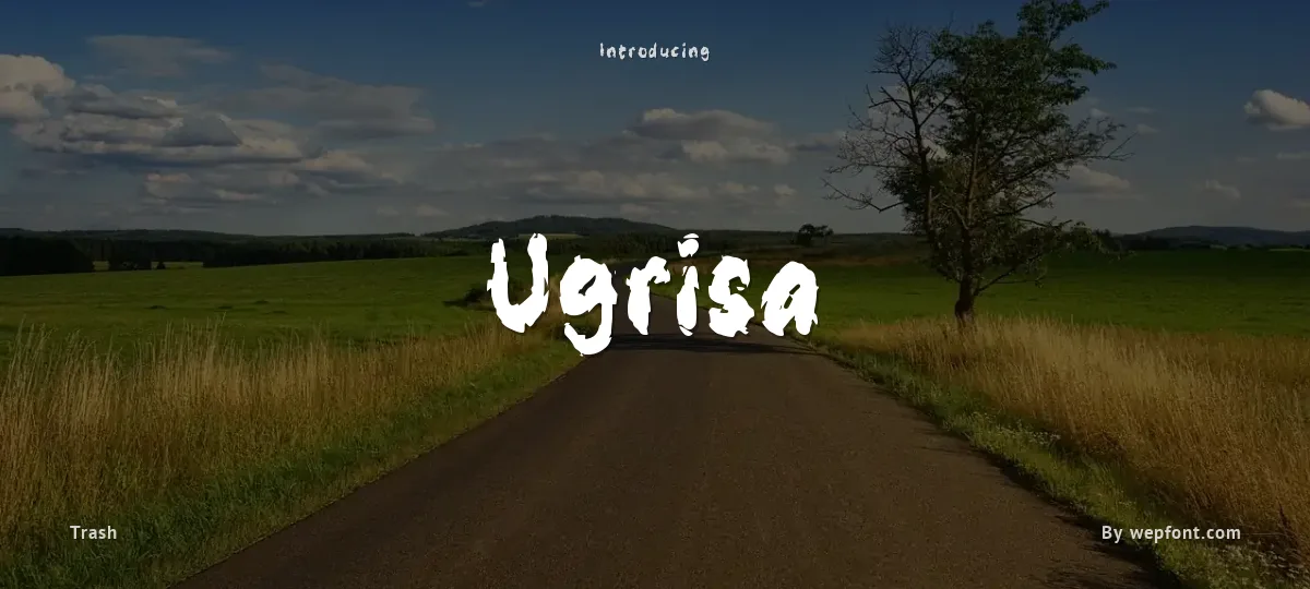 Ugrisa font preview