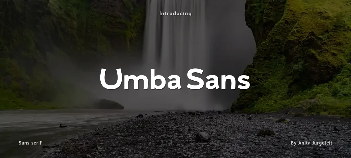 Umba Sans font preview