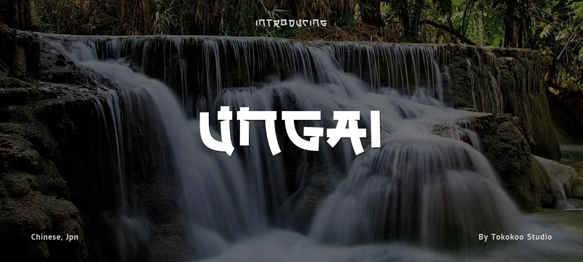 Ungai font preview