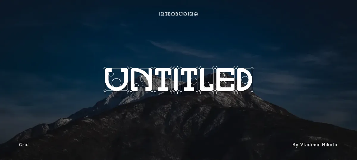 Untitled font preview