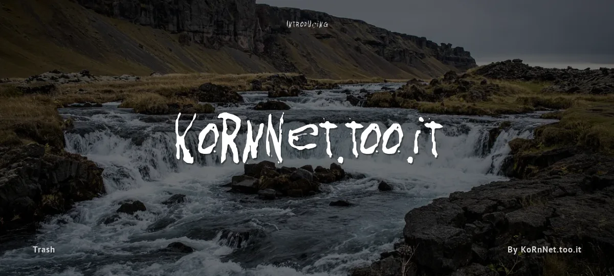 KoRnNet.too.it font preview
