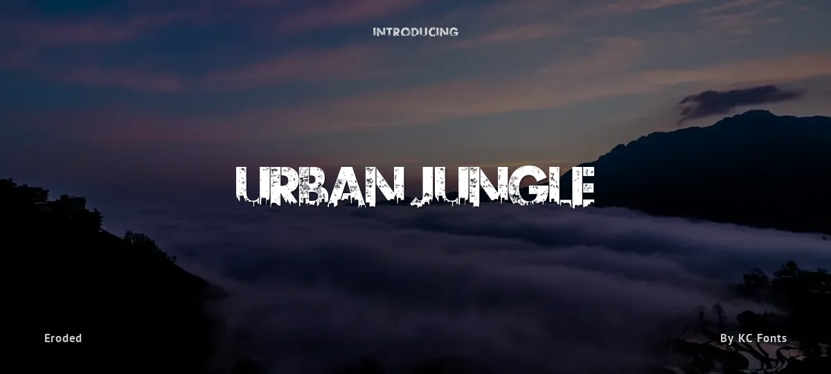 Urban Jungle font preview