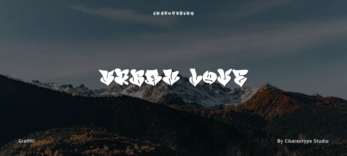 Urban Love font preview