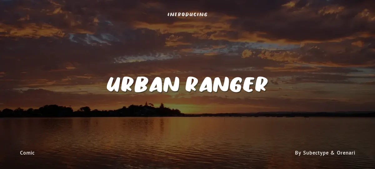 Urban Ranger font preview