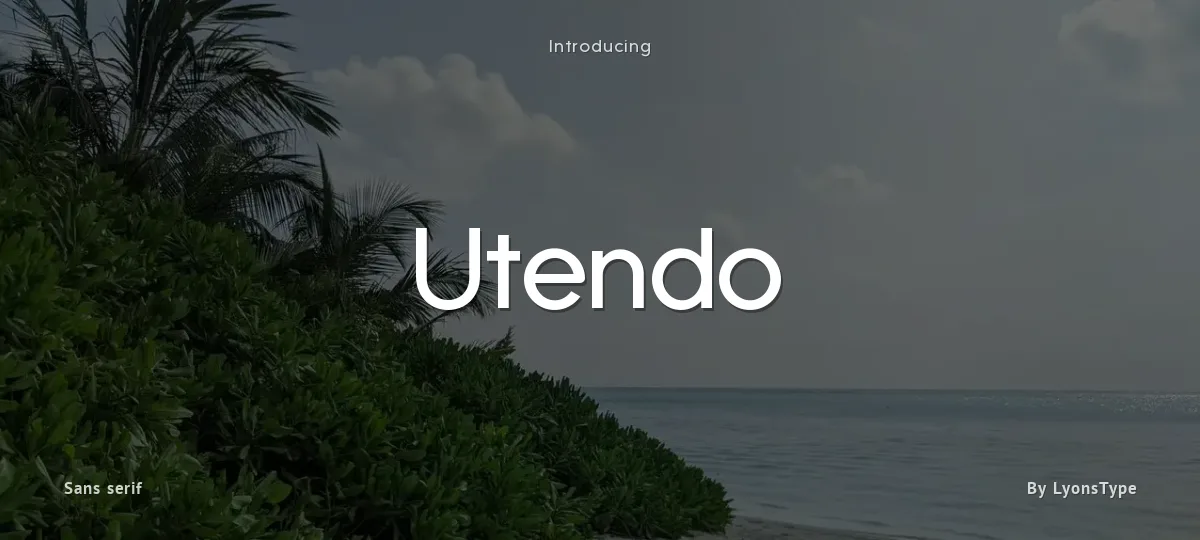 Utendo font preview