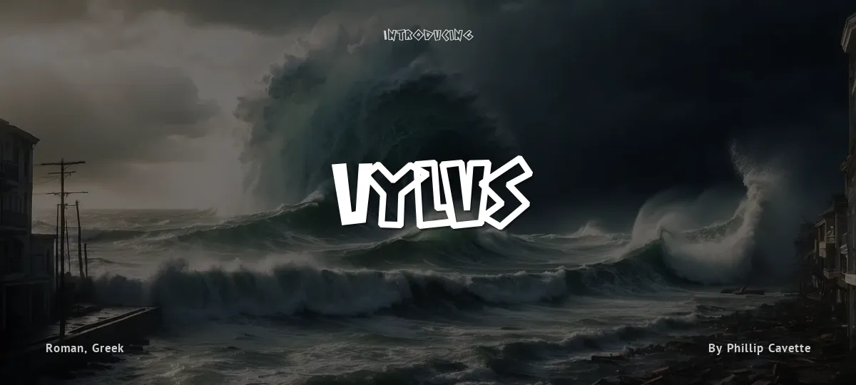 Uylus font preview