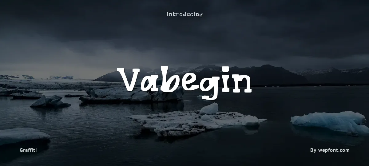 Vabegin font preview