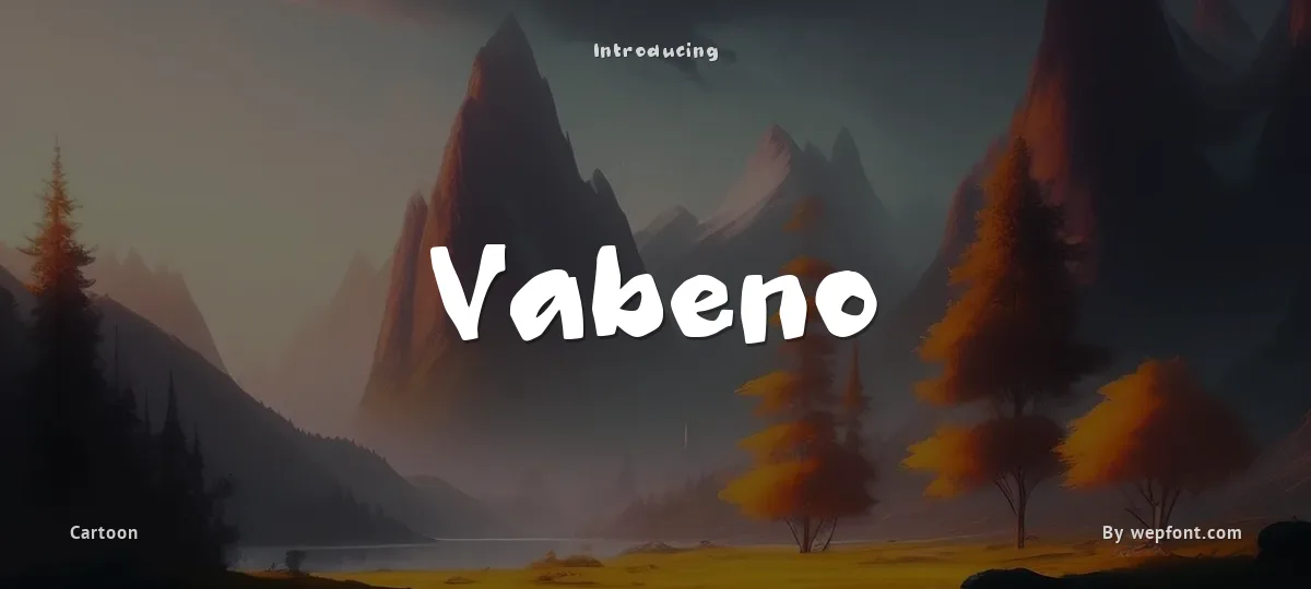 Vabeno font preview