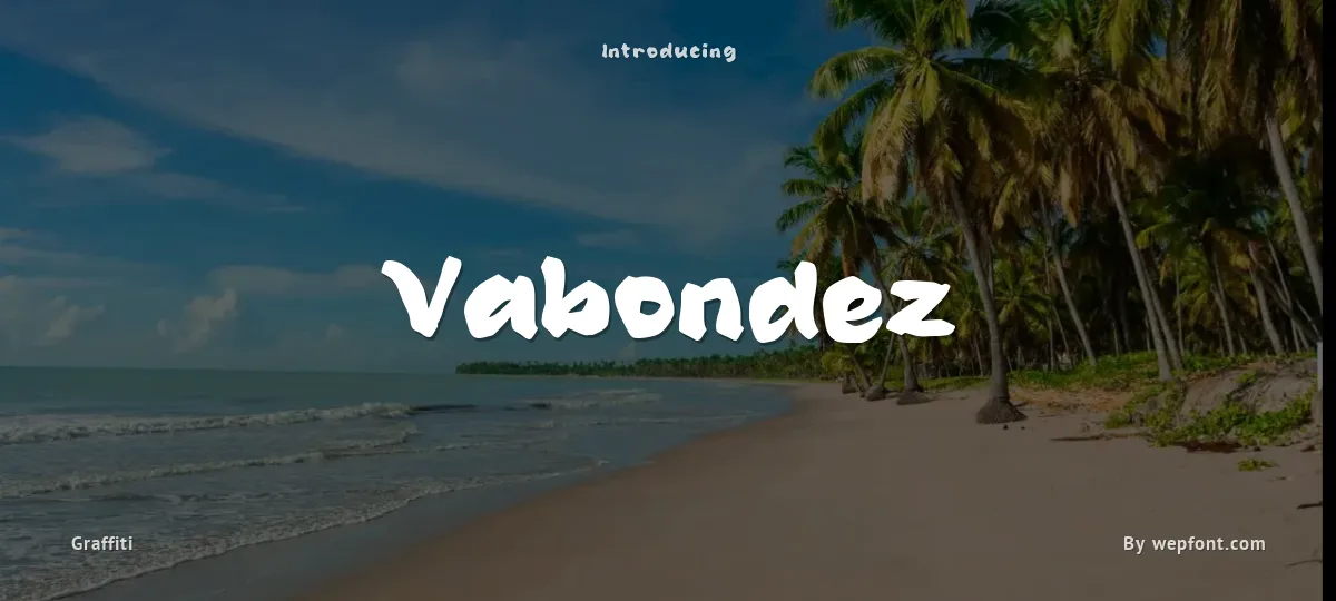 Vabondez font preview