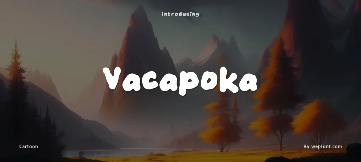 Vacapoka font preview